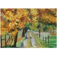 thumbnail image 1 of Dreamtimes Jigsaw Puzzles Artwork Gift for Adults Teens Oil Painting Country Road with Maple Wooden Puzzle Games, 1000 Pieces, 1 of 6