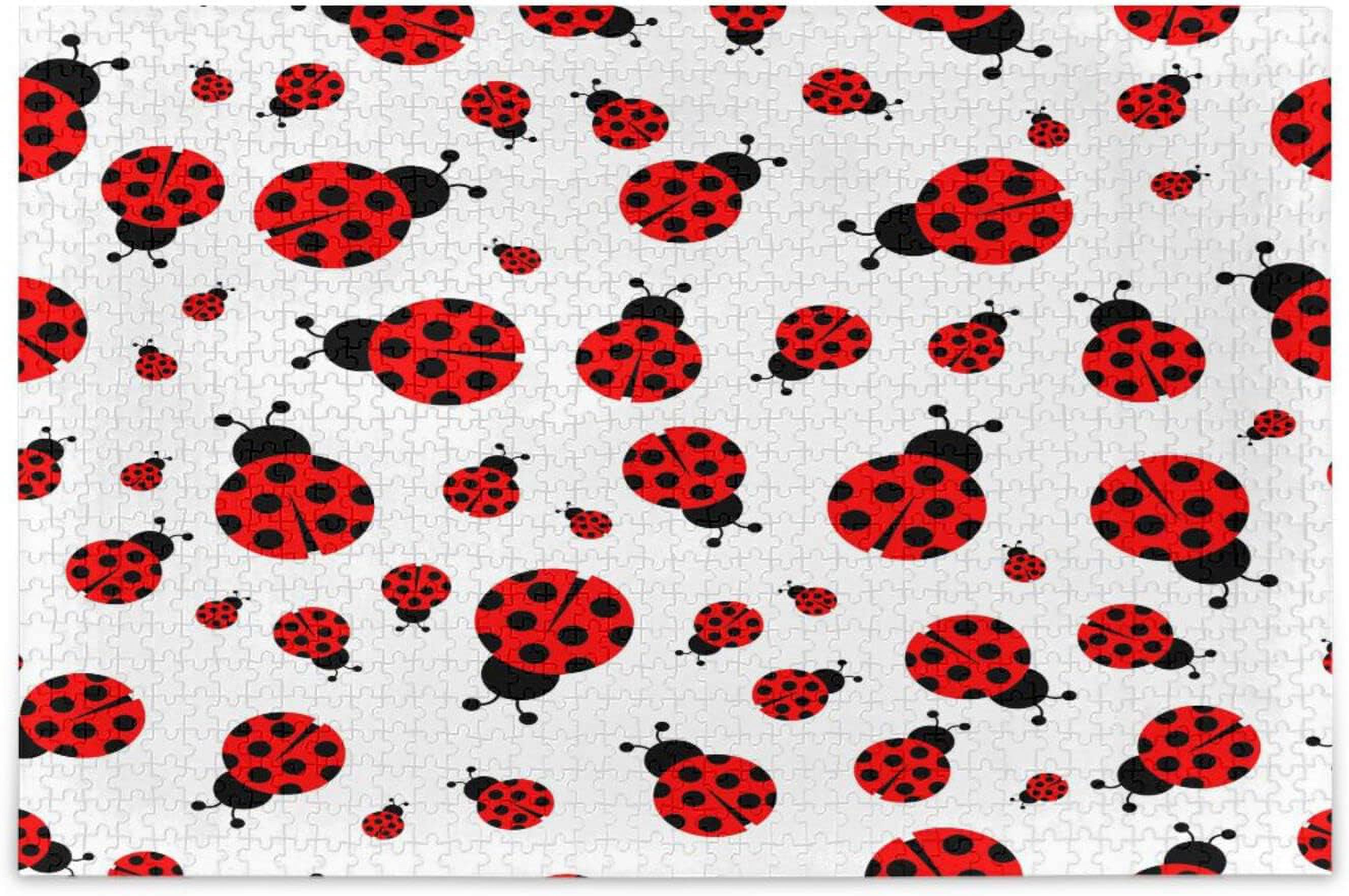 Dreamtimes Ladybug Jigsaw Puzzles for Adults 500 Pieces,Decompression ...