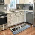 thumbnail image 1 of Dreamtimes Laundry Room Sign Kitchen Mats Washable Long Floor Runner Rug Non-Slip Fatigue Area Rugs Retro Absorbent Doormat Cushioned for Farmhouse Home Bath Indoor Outdoor Decor 39"x20", 1 of 6