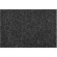 thumbnail image 1 of Dreamtimes Leopard Black Bath Mat Set Soft High Absorbent Non Slip Rectangular Bath Rug+U-Shaped Toilet Mat, Non-Slip Bath Carpet Bath Mats for Bathroom 23.6"x15.7"+17.3"x13.4", 1 of 5