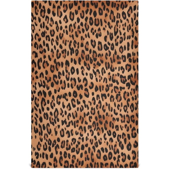 Dreamtimes Leopard Print Kitchen Towels 18x28inch Ultra Soft Absorbent Quick Drying Kitchen Dish Towels Washable Cleaning Cloths Hand Towels Tea and Bar Towels, 1 Pack