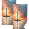 thumbnail image 1 of Dreamtimes Lighthouse Hand Towels, 2 PCS, Highly Absorbent Soft Cotton Face Towels Bathroom Decorative Towel for Beach Gym Spa Shower, 16x28In, 1 of 7