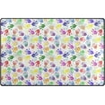 thumbnail image 1 of Dreamtimes Lightweight Non Slip Carpet Mats 60 x 39 inch (5'x 3'3"), Area Soft Rugs Floor Mat Rug Decoration for Kids Room Living Room Childish Hands Print, 1 of 6