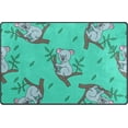 thumbnail image 1 of Dreamtimes Lightweight Soft Area Rugs 31x20 Inch, Koala On Tree Branches Floor Mat Doormat for for Rooms Entrance Hardwood Floor Living Room 2'7" x 1'8"） Nursery Rugs, 1 of 6