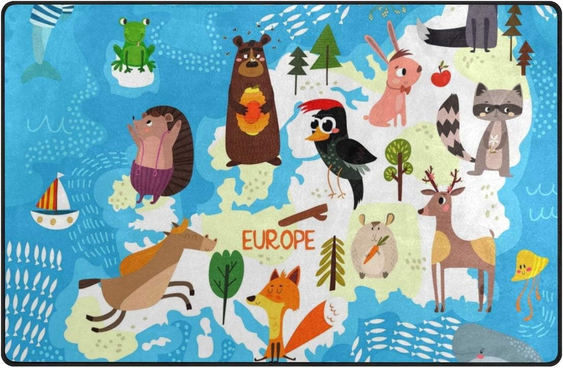 Dreamtimes Lightweight Soft Area Rugs 60 x 39 inch (5'x 3'3