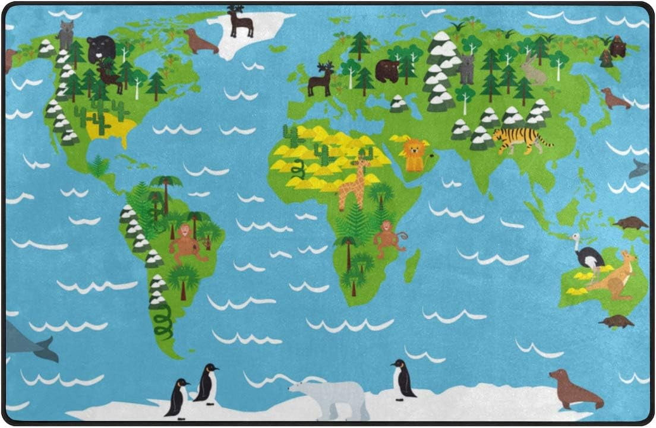 Dreamtimes Lightweight Soft Area Rugs 60 x 39 inch (5'x 3'3