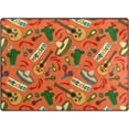 thumbnail image 1 of Dreamtimes Lightweight Soft Area Rugs 63 x 48 in, Cinco De Mayo Mexican Party Floor Mat for Kids Playing Room Hardwood Floor Living Room Nursery Rugs, 5'3" x 4', 1 of 6