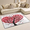 thumbnail image 1 of Dreamtimes Love of Tree Non-Slip Area Rug 72"x48", Happy Valentines Day Soft Non Slip Washable Floor Mats for Indoor Front Porch,Living Room, Bedroom,Kitchen, 1 of 5