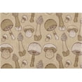 thumbnail image 1 of Dreamtimes Luxury Bathroom Rug Mat 17.3"x13.4", Extra Soft and Absorbent Microfiber Bath Rugs, Non-Slip Bath Carpet, Machine Wash Dry, Bath Mats for Bathroom Floor, Tub and Shower-Brown Mushroom, 1 of 4