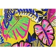 thumbnail image 1 of Dreamtimes Luxury Bathroom Rug Mat 24x16, Extra Soft and Absorbent Microfiber Bath Rugs, Non-Slip Bath Carpet, Machine Wash Dry, Bath Mats for Bathroom Floor, Tub and Shower-Colorful Tropical Leaves, 1 of 4