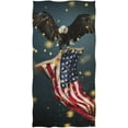 thumbnail image 1 of Dreamtimes Magic 3D Vulture Flying with American Flag Independence Day Soft Large Hand Towels Multipurpose for Bathroom, Hotel, Gym and Spa (16 x 30 Inches), 1 of 4