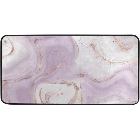 Dreamtimes Marble Kitchen Rug, 39"x20" Anti Fatigue Kitchen Floor Mat, Non Slip Waterproof Long Standing Mat Throw Kitchen Runner Rug for Kitchen Washroom Bedroom