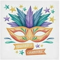 thumbnail image 1 of Dreamtimes Mardi Gras Cloth Napkins Set of 4, Oversized Washable Reusable Polyester Dinner Table Napkins for Family, Restaurant, Party Decor, 20 x 20 Inch, 1 of 7
