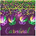 thumbnail image 1 of Dreamtimes Mardi Gras Cloth Napkins Set of 6, Oversized Washable Reusable Polyester Dinner Table Napkins for Family, Restaurant, Party Decor, 20 x 20 Inch, 1 of 7