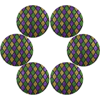 Big Dot of Happiness Mardi Gras - Party Table Decorations - Masquerade  Party Placemats - Set of 16 