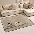 thumbnail image 1 of Dreamtimes Marriage Owls Non-Slip Area Rug 36"x24", Happy Valentine's Day Floor Carpet Comfort Floor Mats Decor for Indoor Front Porch,Living Room, Bedroom,Kitchen, 1 of 5
