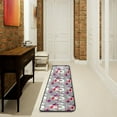 thumbnail image 1 of Dreamtimes Merry Xmas Theme Hallway Runner Rug 2'x6' Kitchen Rug with Rubber Backing Winter Snowman Birds Non Slip Entryway Rug Runner Washable Soft Area Rug for Hallway Bedroom Kitchen Decor, 1 of 6