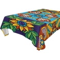 thumbnail image 1 of Dreamtimes Mexican Talavera Tablecloth, Waterproof Washable Polyester Square Table Cover, Durable Tablecloth for Kitchen Dining Table Party Decor ( 60"x 90"), 1 of 7