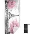 thumbnail image 1 of Dreamtimes Microfiber Beach Towel,Vintage Paris Eiffel Tower Absorbent Sport Towel with Pouch,Quick Dry Pool Towels Pool Blanket for Swimming,Picnic,Yoga Gym 30x60in, 1 of 7