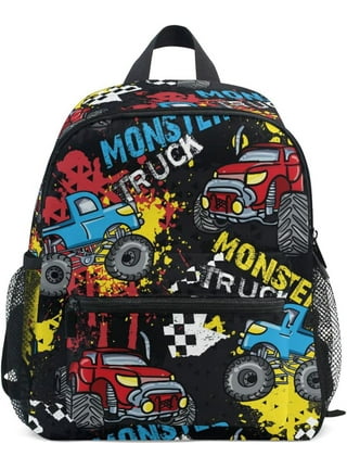 Boys Backpack Name Tag, Monster Truck School Bag Tag, Boy Back to Scho –  Joyful Moose
