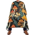 thumbnail image 1 of Dreamtimes Mushroom Leaves Salon Cape, Hair Cutting Cape with Snaps, Professional Large Barber Stylist Hairdresser Cape, Waterproof Machine Washable, 65" x 55”, 1 of 7