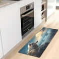 thumbnail image 1 of Dreamtimes Night Wolf Pattern Kitchen Mat 20"x39", Non Skid Kitchen Runner Rug Absorbent Resist Dirt Kitchen Floor Mat Comfort Standing Mat for Kitchen, Floor, Office, Sink, Laundry, 1 of 6