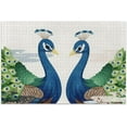 thumbnail image 1 of Dreamtimes Peacock Hand Drawn Style 1000 Piece Jigsaw Puzzle, Wall Artwork Puzzle Games for Adults Teens 29.5" L X 19.7" W, 1 of 7