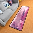 thumbnail image 1 of Dreamtimes Pink Fog Pretty Hallway Runner Rug 2'x6' Kitchen Rug with Rubber Backing Marbling Colorful Non Slip Entryway Rug Runner Washable Soft Area Rug for Hallway Bedroom Kitchen Decor, 1 of 6
