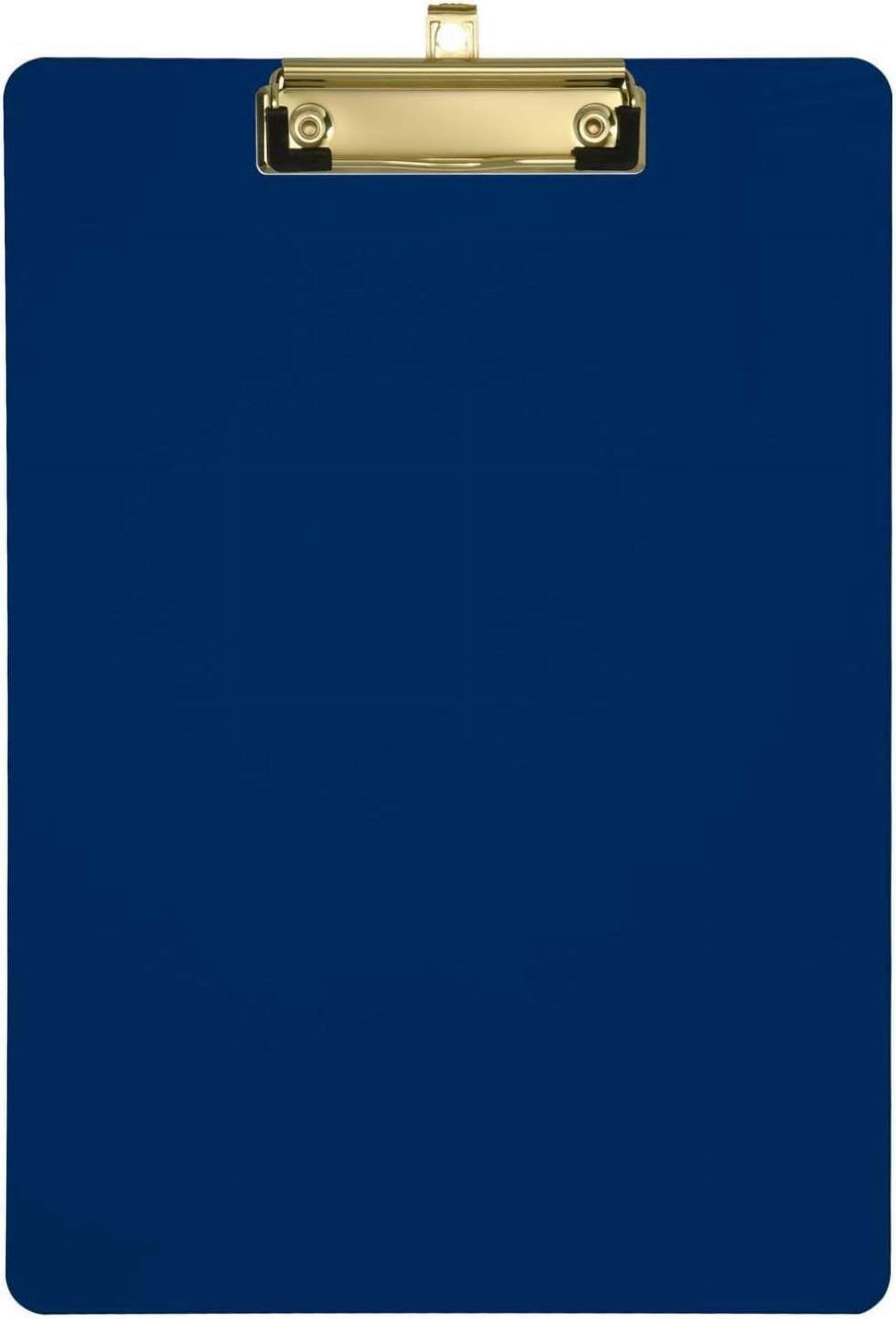 Dreamtimes Plain Dark Blue Solid Color Clipboard, Acrylic Standard A4 ...