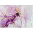 thumbnail image 1 of Dreamtimes Purple Marble Ripple Bath Mat Set Soft High Absorbent Non Slip Rectangular Bath Rug+U-Shaped Toilet Mat, Non-Slip Bath Carpet Bath Mats for Bathroom 17.3"x13.4"+23.6"x15.7", 1 of 5