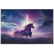 Dreamtimes Puzzle- Galaxy Unicorn Jigsaw Puzzles, 500 Piece Puzzles for Family - Fun Intellectual Decompressing Educational Games