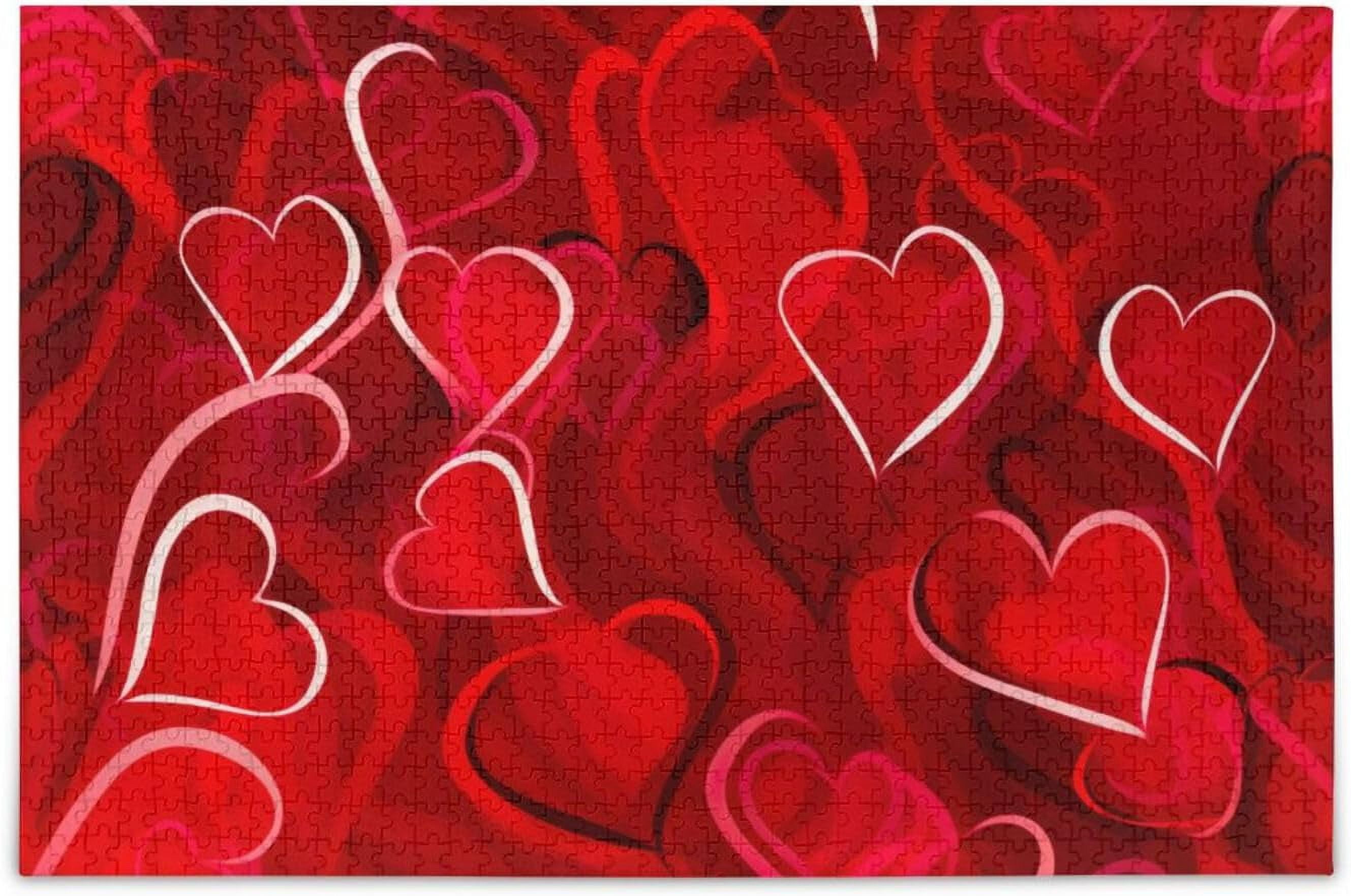 1000 Piece Jigsaw Puzzle For Adults - Romantic Gazebo In Park With Roses, Challenging 19.5x27.5 Inch Puzzle