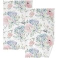 thumbnail image 1 of Dreamtimes Rose Flower Cactus Cacti Vintage Hand Towels for Bathroom 100% Cotton 2 pcs Face Towel 16 x 28 inch, Absorbent Soft & Skin-Friendly, 1 of 6