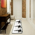 thumbnail image 1 of Dreamtimes Santa Black Girl Hallway Runner Rug 2'x6' Kitchen Rug with Rubber Backing Funny Non Slip Entryway Rug Runner Washable Soft Area Rug for Hallway Bedroom Kitchen Decor, 1 of 6