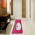 thumbnail image 1 of Dreamtimes Santa Claus Mustache Hallway Runner Rug 2'x6' Kitchen Rug with Rubber Backing Hipster Christmas Xmas Non Slip Entryway Rug Runner Washable Soft Area Rug for Hallway Bedroom Kitchen Decor, 1 of 6