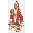 thumbnail image 1 of Dreamtimes Santa Drink Beer Print Soft Hand Towels for Bath Christmas Decorative Guest Towels Fingertip Towels for Bathroom Spa Gym,15 x 30 inches, 1 of 5
