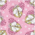 thumbnail image 1 of Dreamtimes Set of 4 Cute Unicorn Falling in Love Satin Napkin Square 20 Inches Table Napkins Soft Smooth Decorative Napkins for Wedding Banquet Party Decoration, 1 of 6