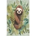 thumbnail image 1 of Dreamtimes Sloth Kitchen Towels, 18 x 28 Inch Super Soft and Absorbent Dish Cloths for Washing Dishes, 1 PCS Reusable Multi-Purpose Microfiber Hand Towels for Kitchen, 1 of 7