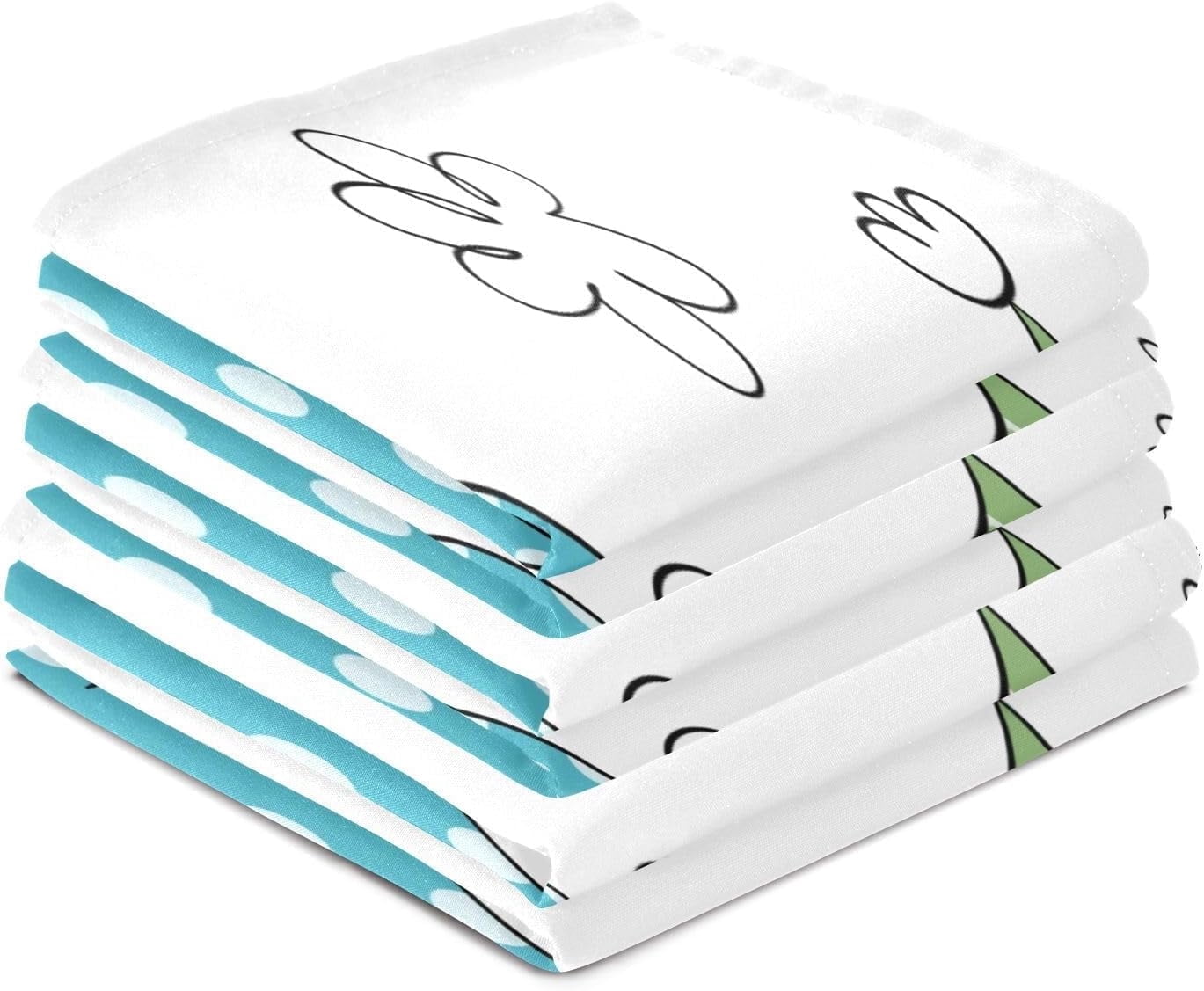 RPLIFE Cute Axolotl Kitchen Towels 28x18 Inch - Dish Drying Cloths, Farmhouse Style, Single-Sided Print