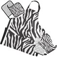 thumbnail image 1 of Dreamtimes Speckled Black Mothers day Kitchen Apron,Oven Mitt,Pot Holder,Towel,Birthday Gifts Set for Mom Wife Grandma, 1 of 6