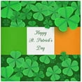 thumbnail image 1 of Dreamtimes St Patrick's Day Clover Cloth Napkins Set of 6, Oversized Washable Reusable Polyester Dinner Table Napkins for Family, Restaurant, Party Decor, 20"x 20", 1 of 7