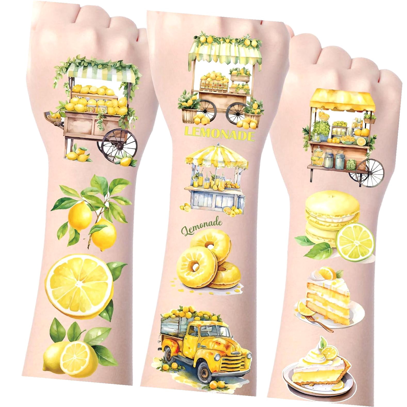 Dreamtimes Stickers - 6 Sheets Party Decorations Lemon Drink Stand ...