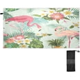 thumbnail image 1 of Dreamtimes Summer Flower Flamingo Beach Towel,Absorbent Quick Dry Sport Towel Oversized Lightweight Soft Bath Towel for Travel Sports Pool Swimming Bath Camping 30x60in, 1 of 7