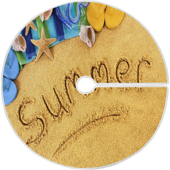 Beach Christmas Tree Skirt