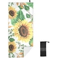 thumbnail image 1 of Dreamtimes Summer Sunflowers Beach Towel Fast Drying Extra Large Sand Free Lightweight Beach Towel Blanket for Swimming,Camping,Picnic,Yoga Gym Sports,31"x71", 1 of 7