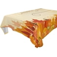 thumbnail image 1 of Dreamtimes Thanksgiving Pumpkin Tablecloth, Waterproof Washable Polyester Square Table Cover, Durable Tablecloth for Kitchen Dining Table Party Decor, 54"x72", 1 of 7