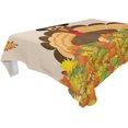 thumbnail image 1 of Dreamtimes Thanksgiving Turkey Tablecloth, Waterproof Washable Polyester Square Table Cover, Durable Tablecloth for Kitchen Dining Table Party Decor,60"X 60", 1 of 7
