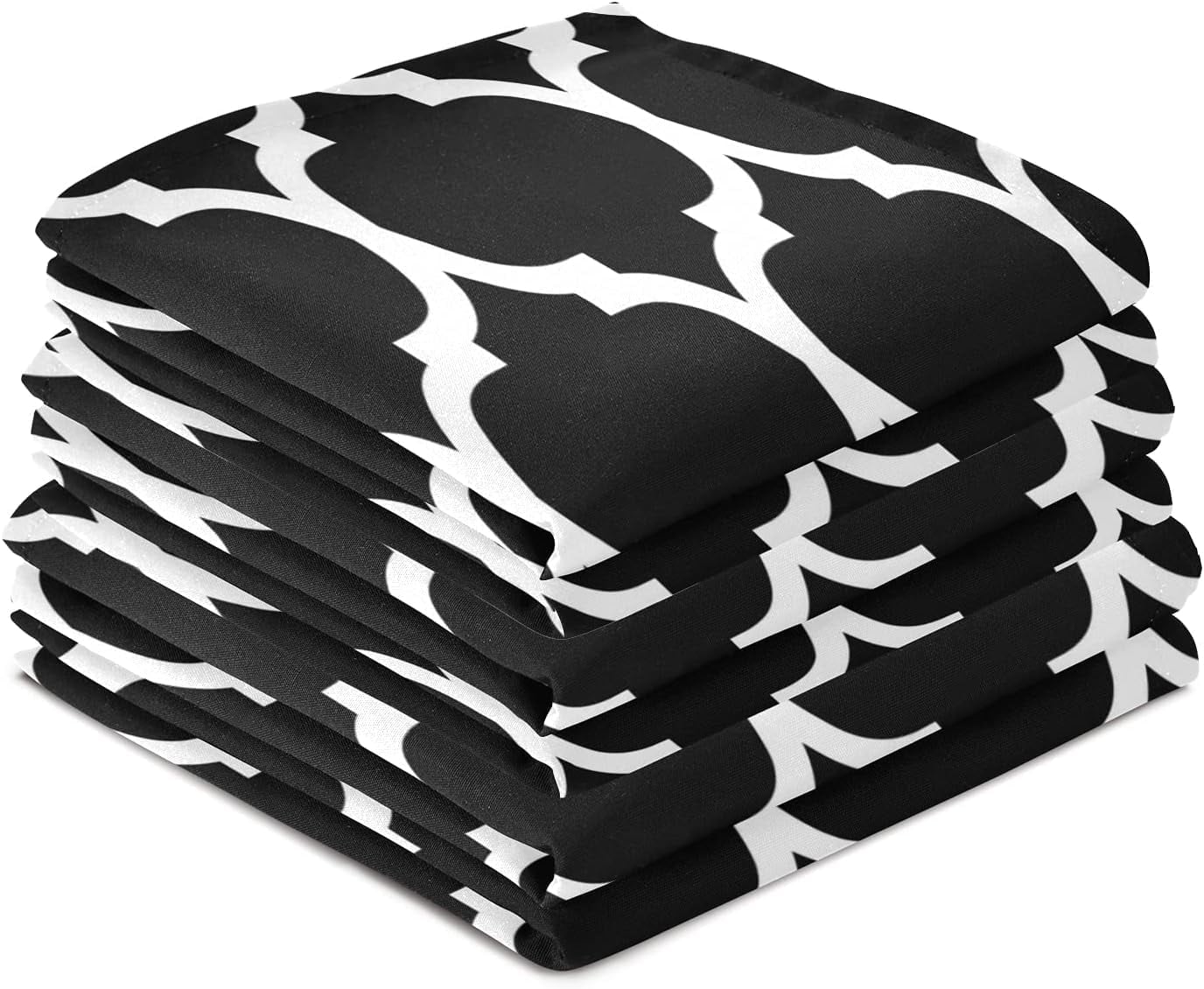 Dreamtimes Trellis Moroccan Black White Kitchen Towels Bar Tea Dish