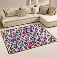 thumbnail image 1 of Dreamtimes Tribe Style Colorful Non-Slip Area Rug 36"x24", Tie-dye Rainbow Spots Floor Carpet Comfort Floor Mats Decor for Indoor Front Porch,Living Room, Bedroom,Kitchen, 1 of 7