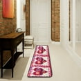 thumbnail image 1 of Dreamtimes Valentine Heart Watercolor Hallway Runner Rug 2'x6' Kitchen Rug with Rubber Backing Cartoon Non Slip Entryway Rug Runner Washable Soft Area Rug for Hallway Bedroom Kitchen Decor, 1 of 6